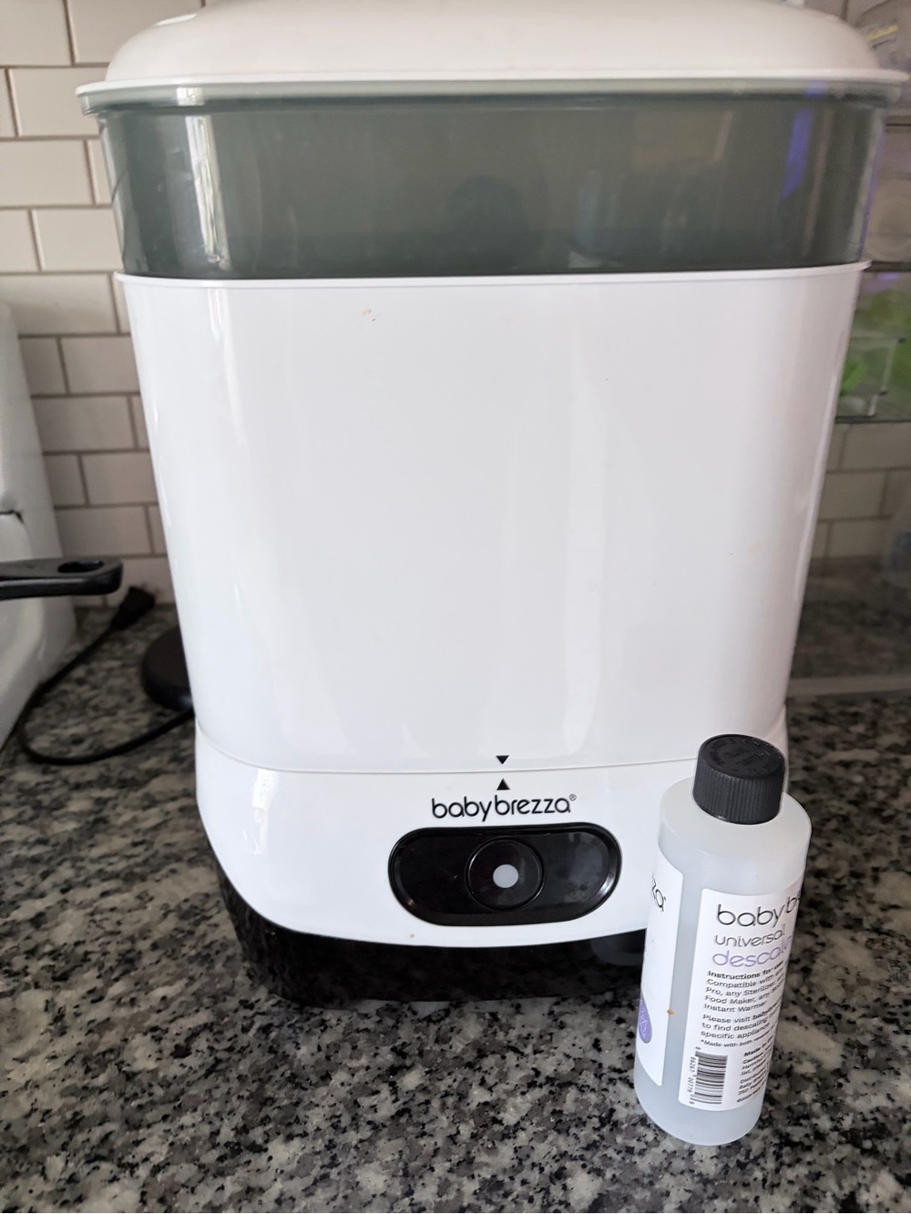 Baby Brezza White & Gray Formula/Bottle Sterilizer - Baby Brezza